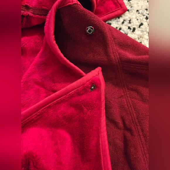 Lululemon. Rare. Presence of Mind wrap sweater. Cranberry. Size 10. Soft & warm. - Picture 5 of 10